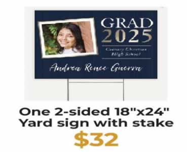 Graduation Custom Printed Yard Signs